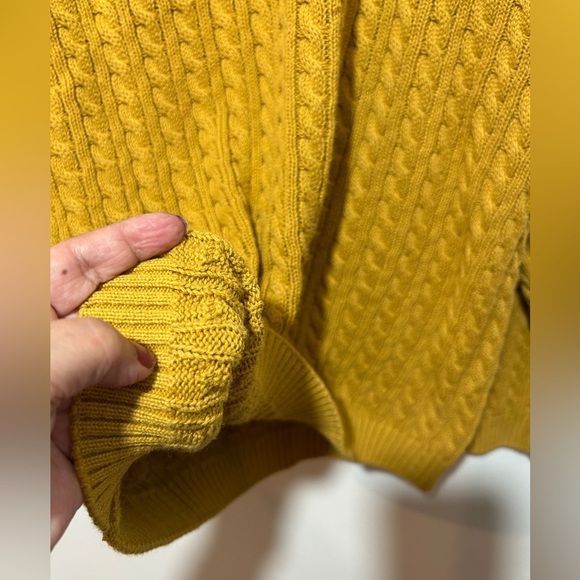 Vintage Eaton Men's Cotton Golden Cable Knit Crewneck Sweater size S - Picture 4 of 8